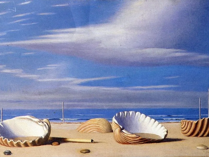 1880-Pierre Roy - Paesaggio con conchiglie marine